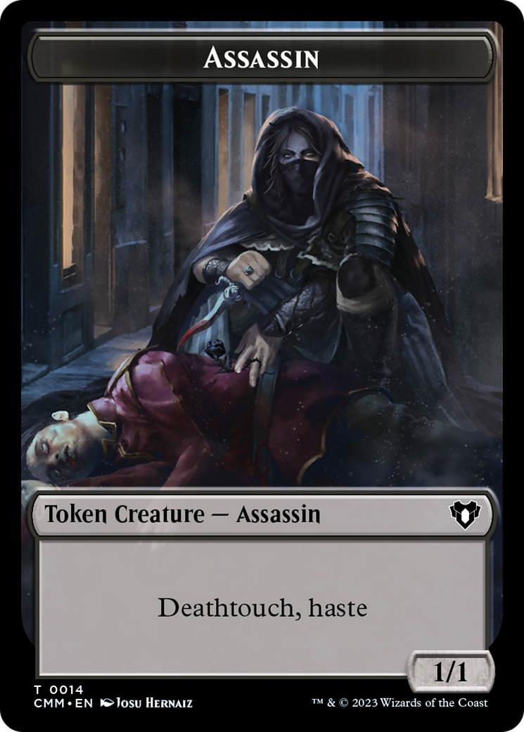 Assassin Token [Commander Masters Tokens] | Card Merchant Takapuna