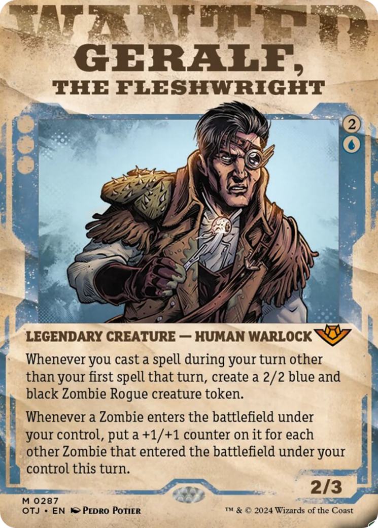 Geralf, the Fleshwright (Showcase) [Outlaws of Thunder Junction] | Card Merchant Takapuna