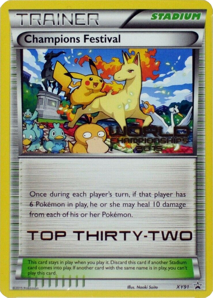 Champions Festival (XY91) (2015 Top Thirty-Two) [XY: Black Star Promos] | Card Merchant Takapuna