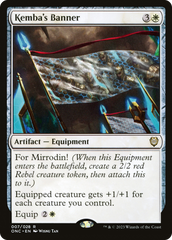 Kemba's Banner [Phyrexia: All Will Be One Commander] | Card Merchant Takapuna