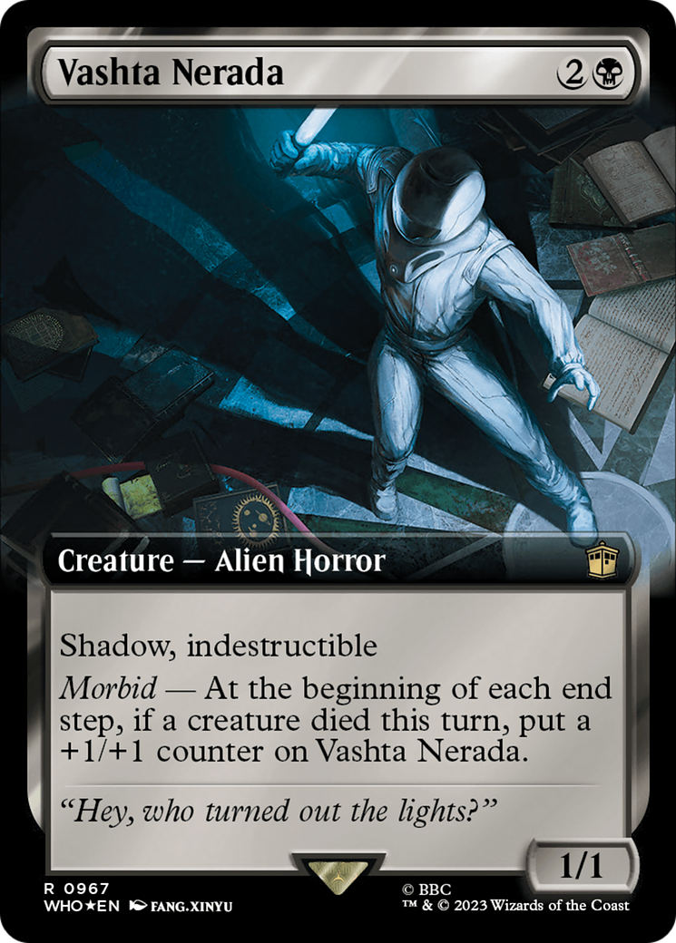 Vashta Nerada (Extended Art) (Surge Foil) [Doctor Who] | Card Merchant Takapuna