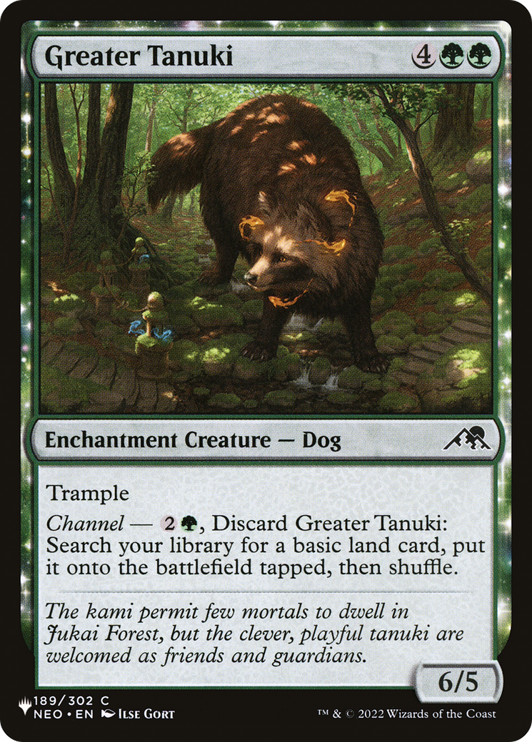 Greater Tanuki [The List] | Card Merchant Takapuna