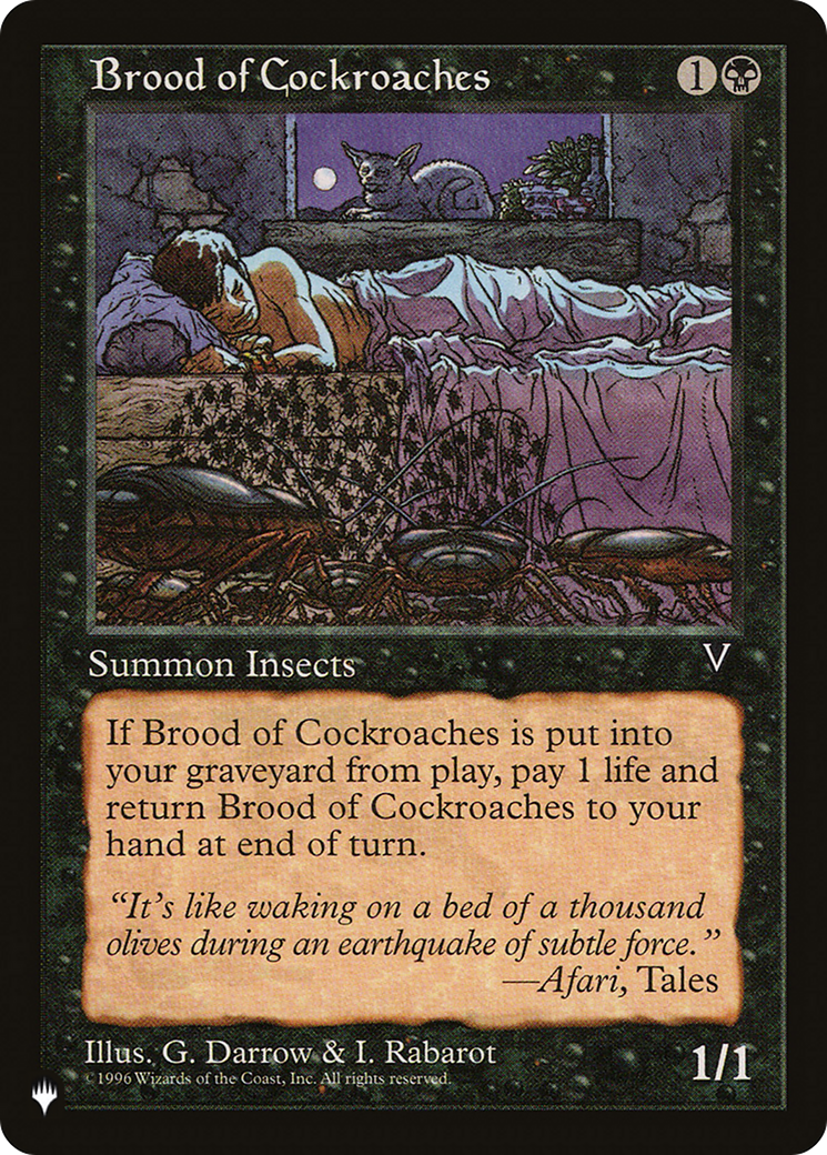 Brood of Cockroaches [The List] | Card Merchant Takapuna