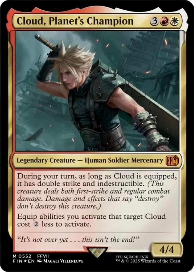 Cloud. Planet's Champion [FINAL FANTASY] | Card Merchant Takapuna