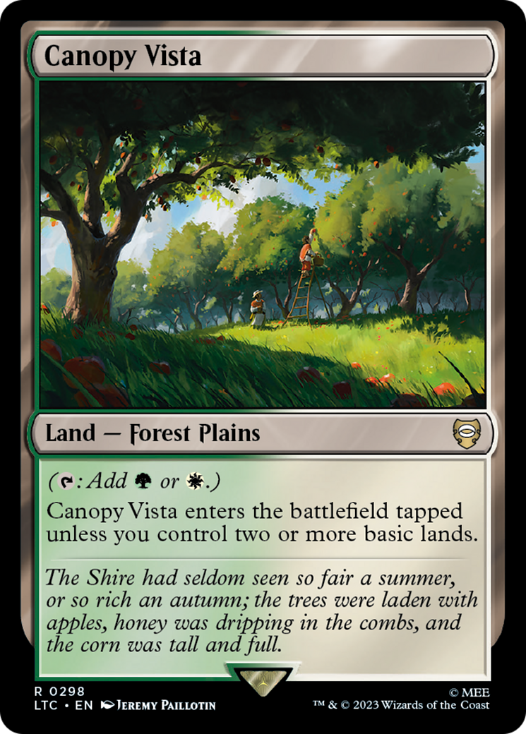 Canopy Vista [The Lord of the Rings: Tales of Middle-Earth Commander] | Card Merchant Takapuna