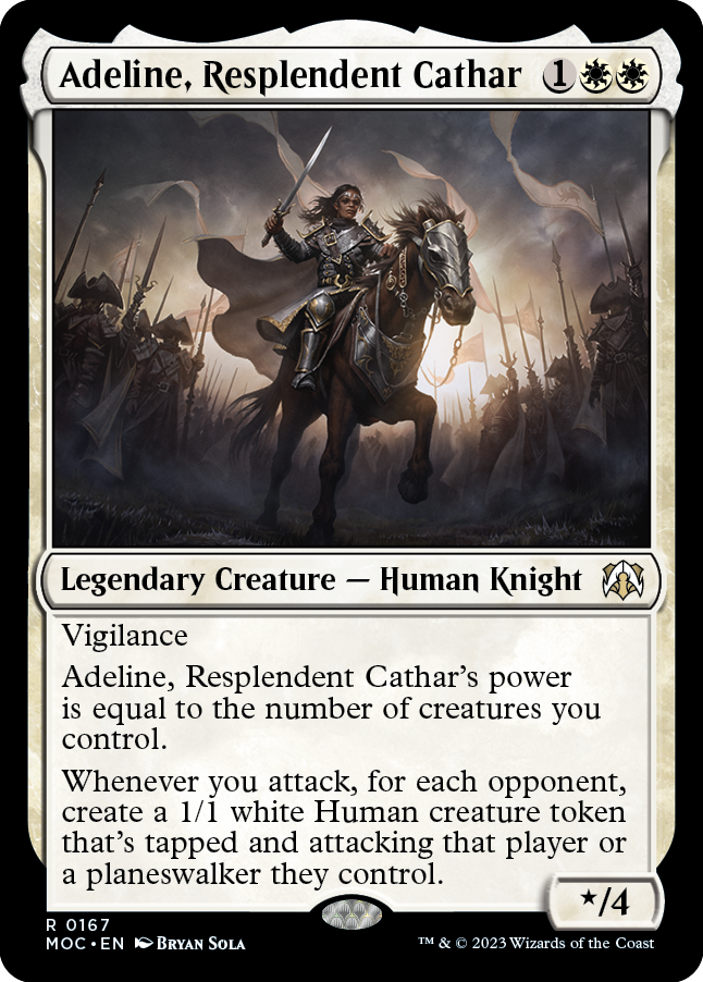 Adeline, Resplendent Cathar [March of the Machine Commander] | Card Merchant Takapuna