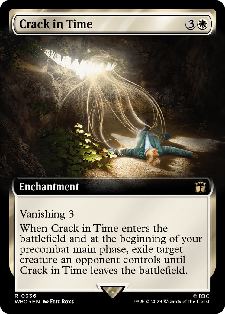 Crack in Time (Extended Art) [Doctor Who] | Card Merchant Takapuna