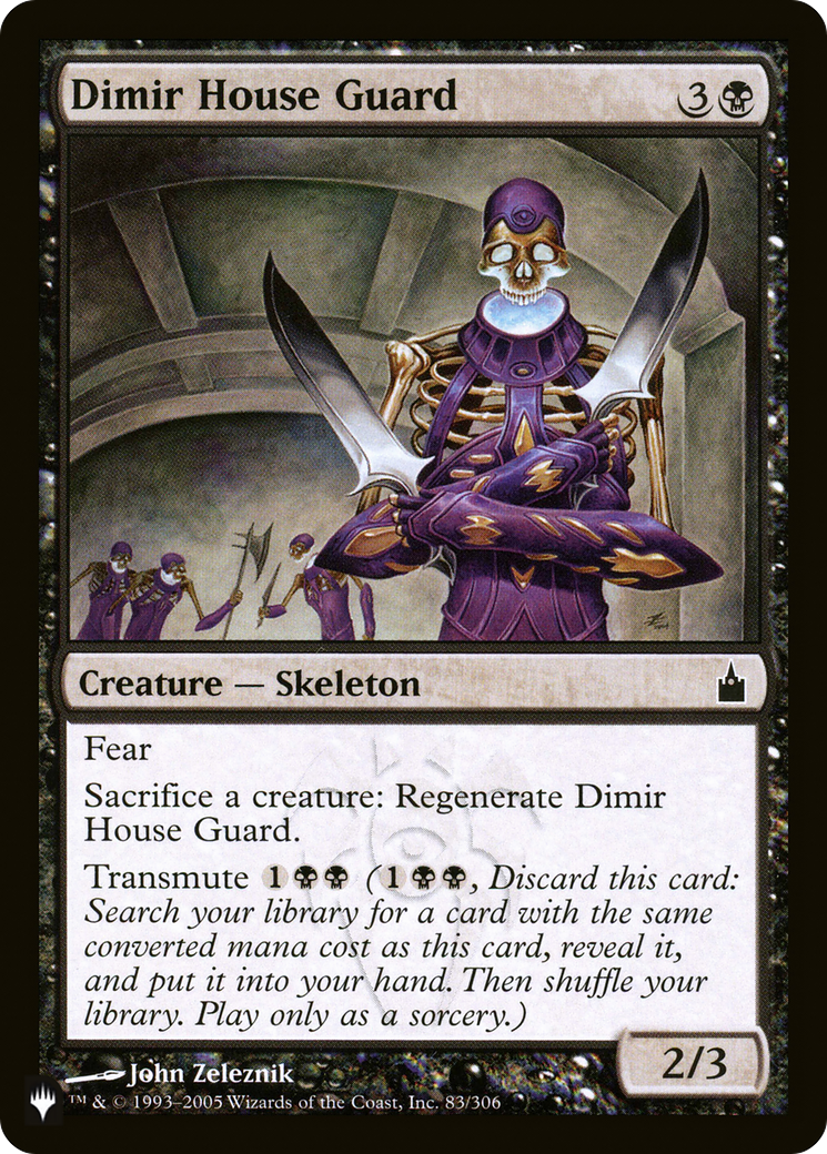 Dimir House Guard [The List] | Card Merchant Takapuna