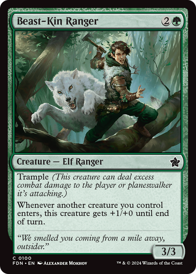 Beast-Kin Ranger [Foundations] | Card Merchant Takapuna