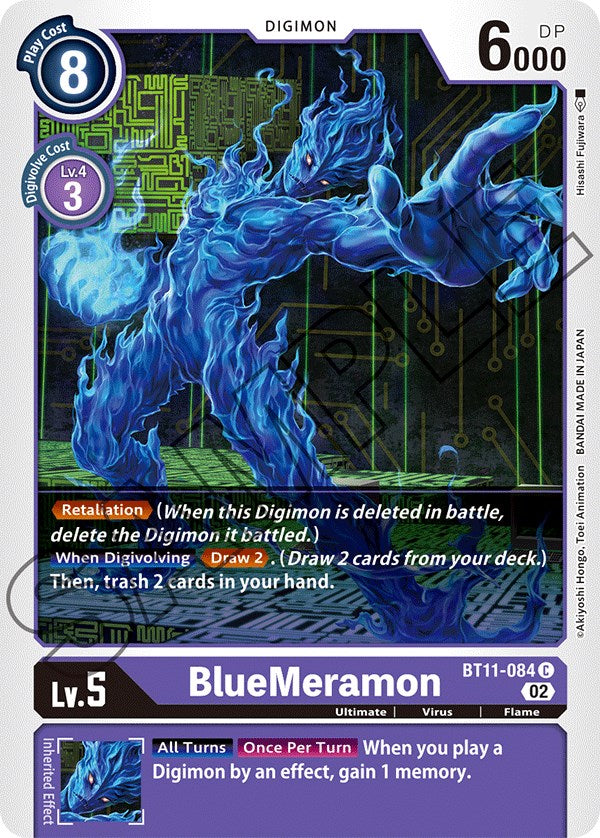 BlueMeramon [BT11-084] [Dimensional Phase] | Card Merchant Takapuna