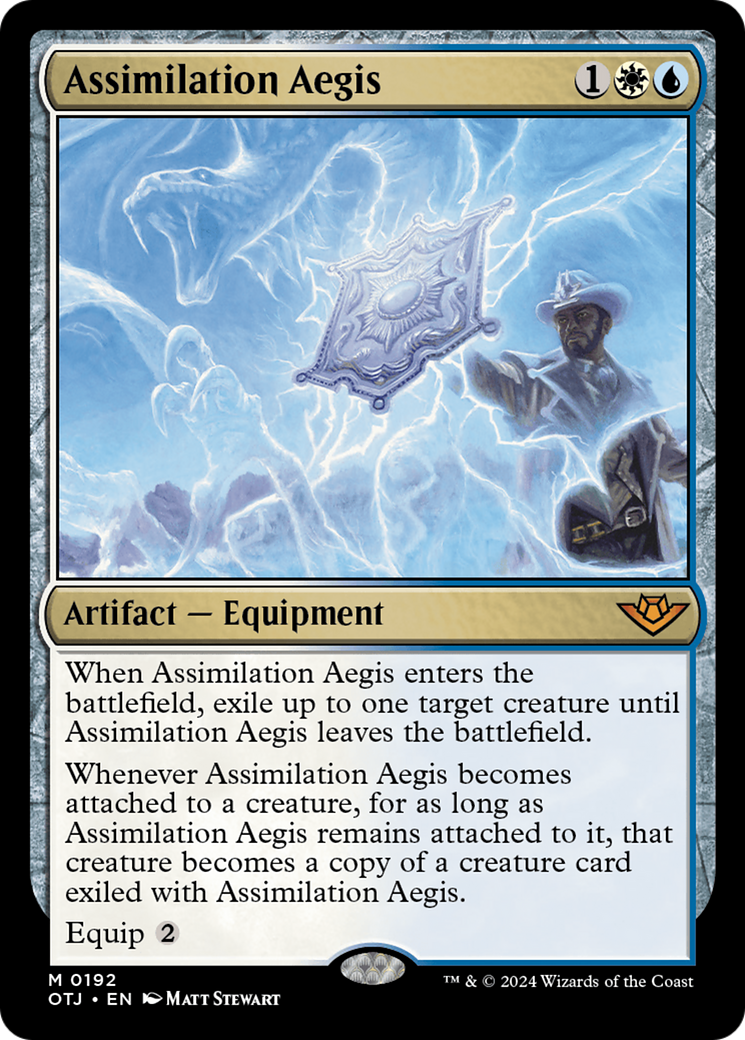 Assimilation Aegis [Outlaws of Thunder Junction] | Card Merchant Takapuna