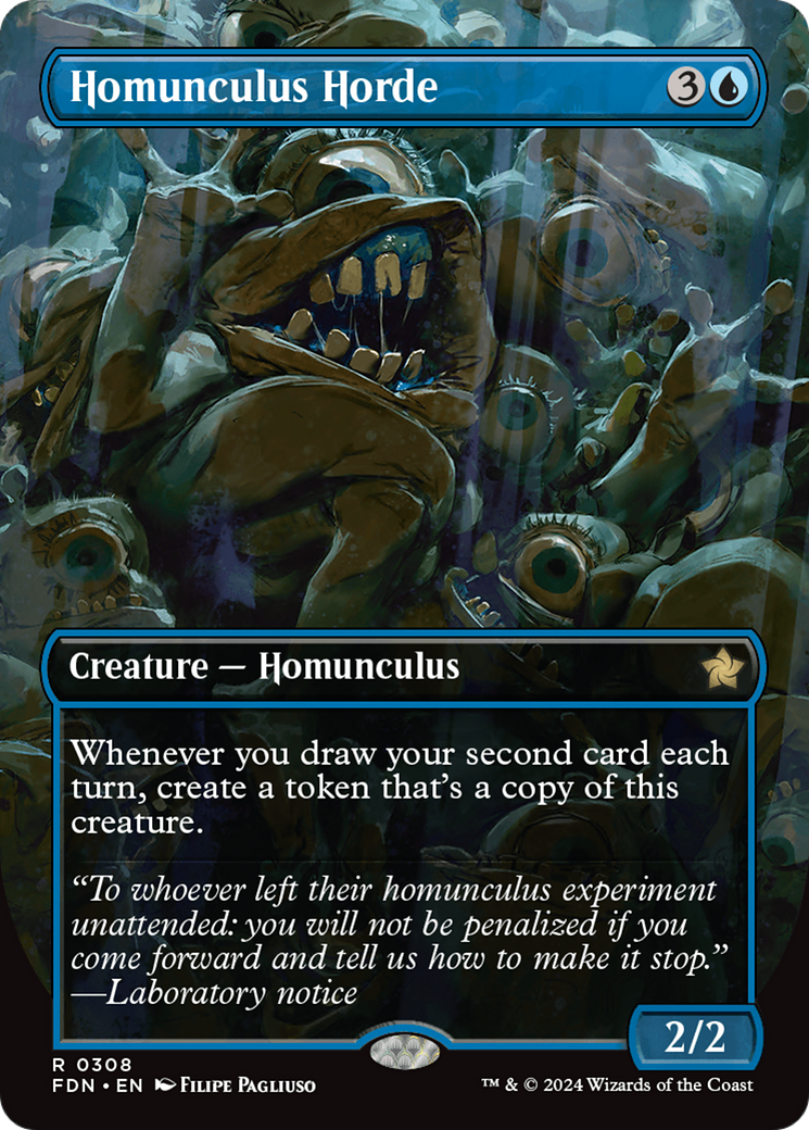 Homunculus Horde (Borderless) [Foundations] | Card Merchant Takapuna