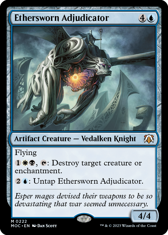 Ethersworn Adjudicator [March of the Machine Commander] | Card Merchant Takapuna