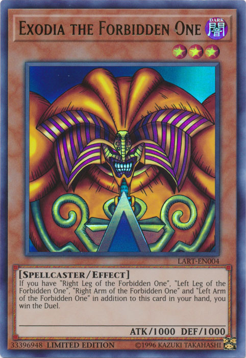 Exodia the Forbidden One [LART-EN004] Ultra Rare | Card Merchant Takapuna