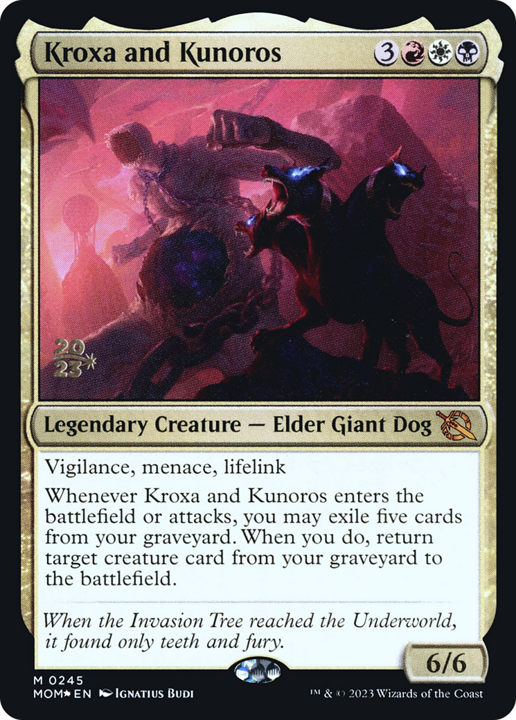 Kroxa and Kunoros [March of the Machine Prerelease Promos] | Card Merchant Takapuna