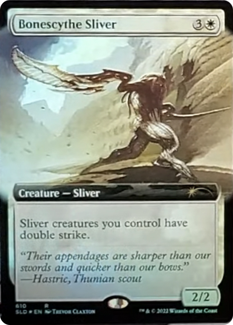 Bonescythe Sliver (Extended Art) [Secret Lair Drop Series] | Card Merchant Takapuna