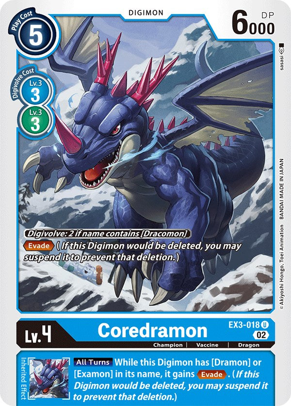 Coredramon [EX3-018] [Draconic Roar] | Card Merchant Takapuna