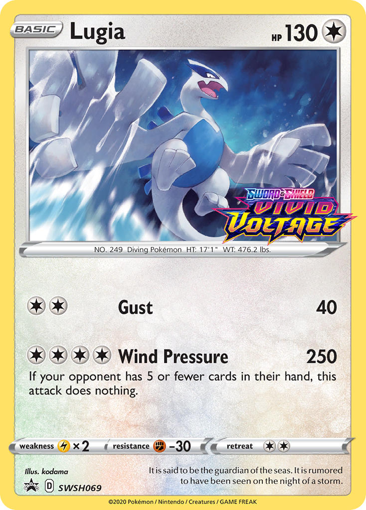 Lugia (SWSH069) (Prerelease Promo) [Sword & Shield: Black Star Promos] | Card Merchant Takapuna