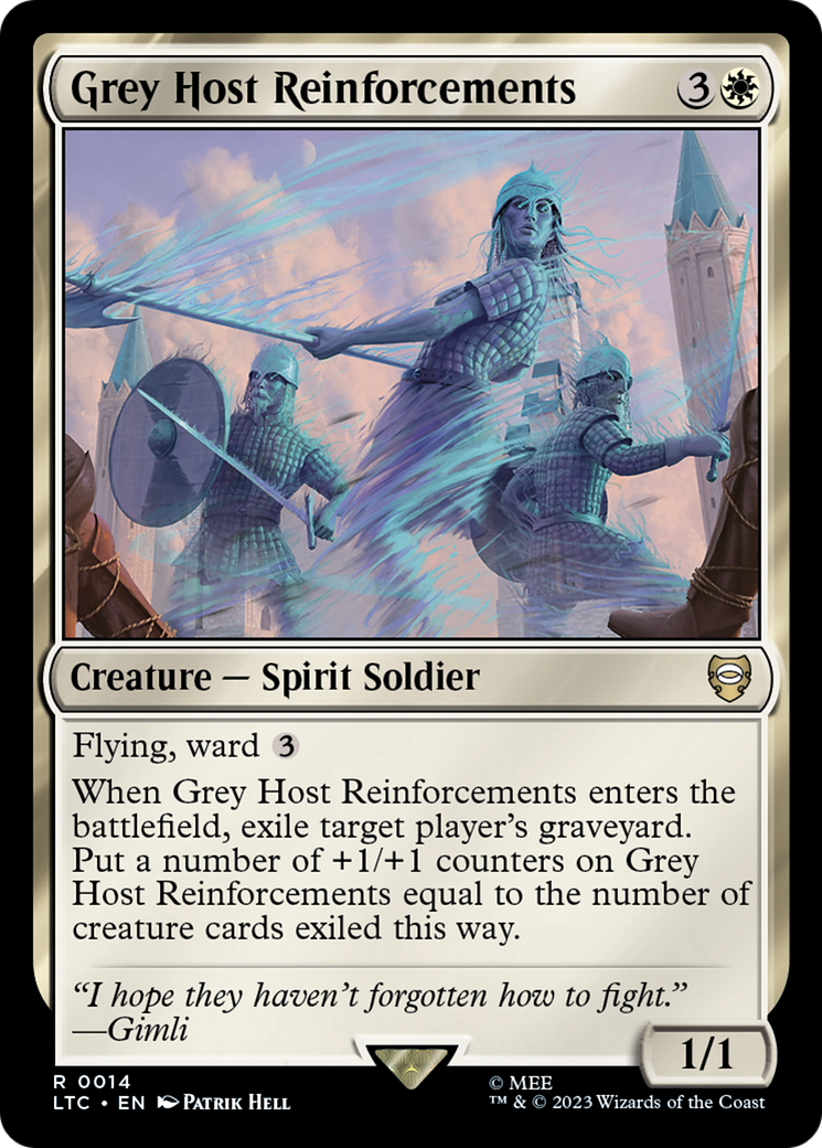 Grey Host Reinforcements [The Lord of the Rings: Tales of Middle-Earth Commander] | Card Merchant Takapuna