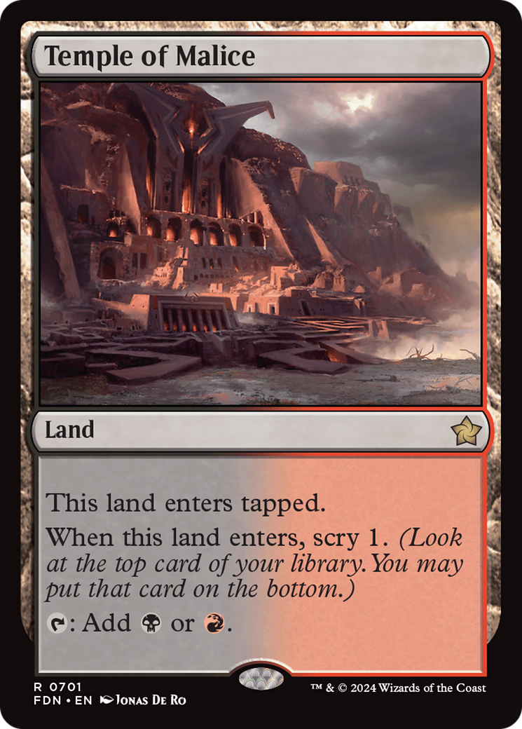 Temple of Malice [Foundations] | Card Merchant Takapuna