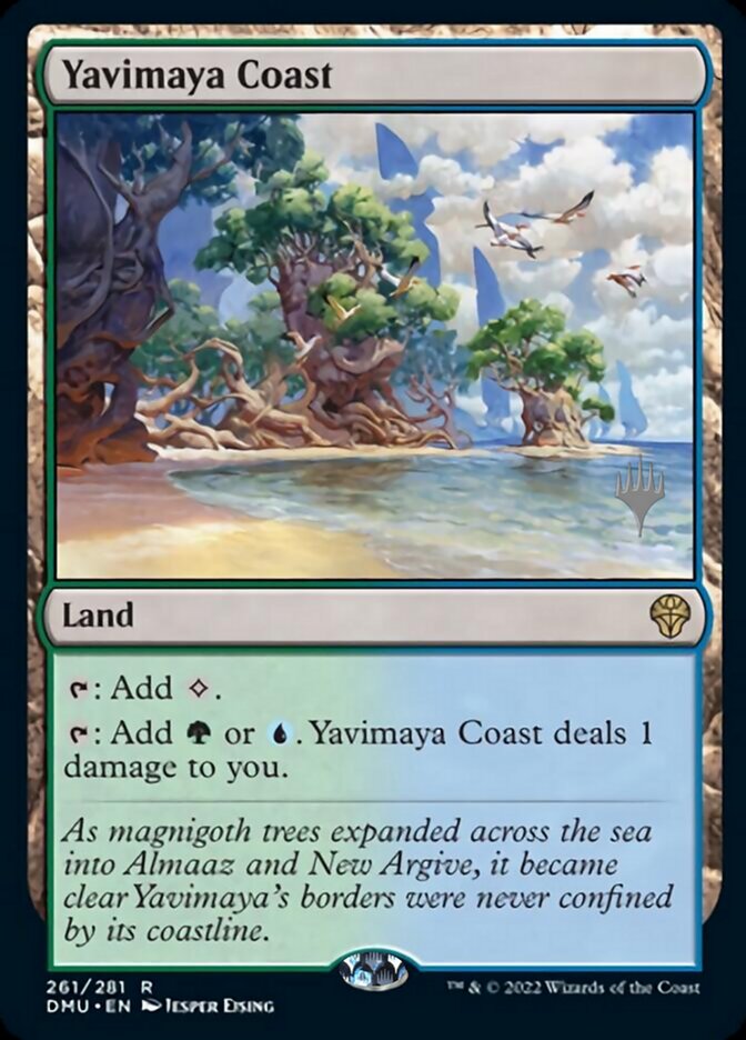 Yavimaya Coast (Promo Pack) [Dominaria United Promos] | Card Merchant Takapuna