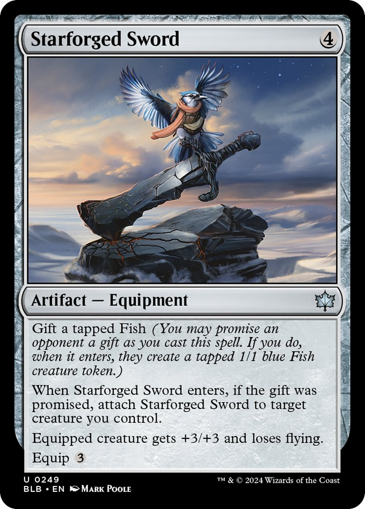 Starforged Sword [Bloomburrow] | Card Merchant Takapuna