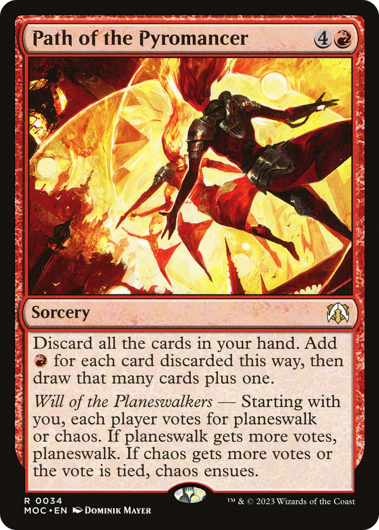 Path of the Pyromancer [March of the Machine Commander] | Card Merchant Takapuna