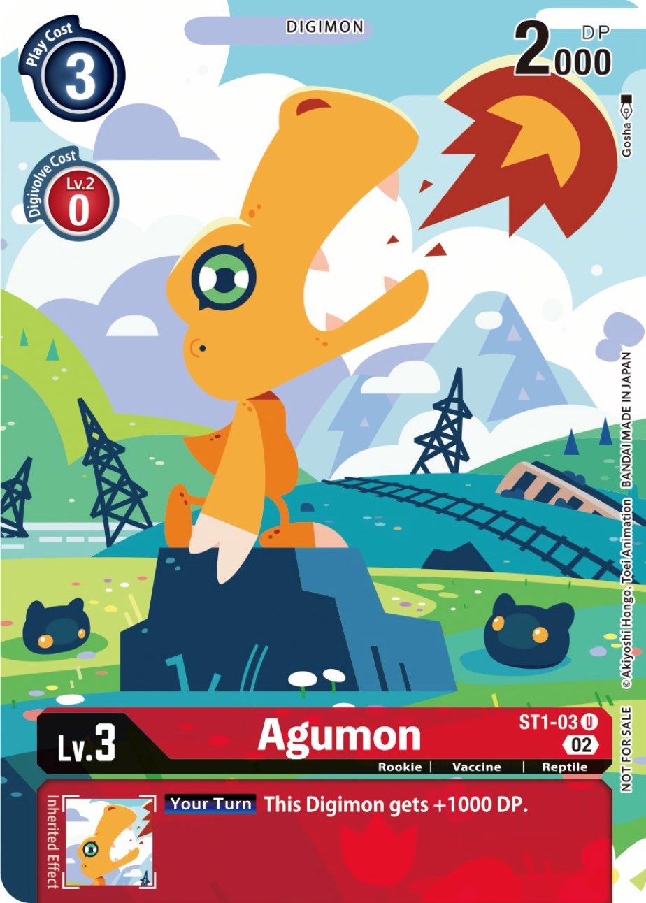 Agumon [ST1-03] (Box Topper) [Dimensional Phase] | Card Merchant Takapuna