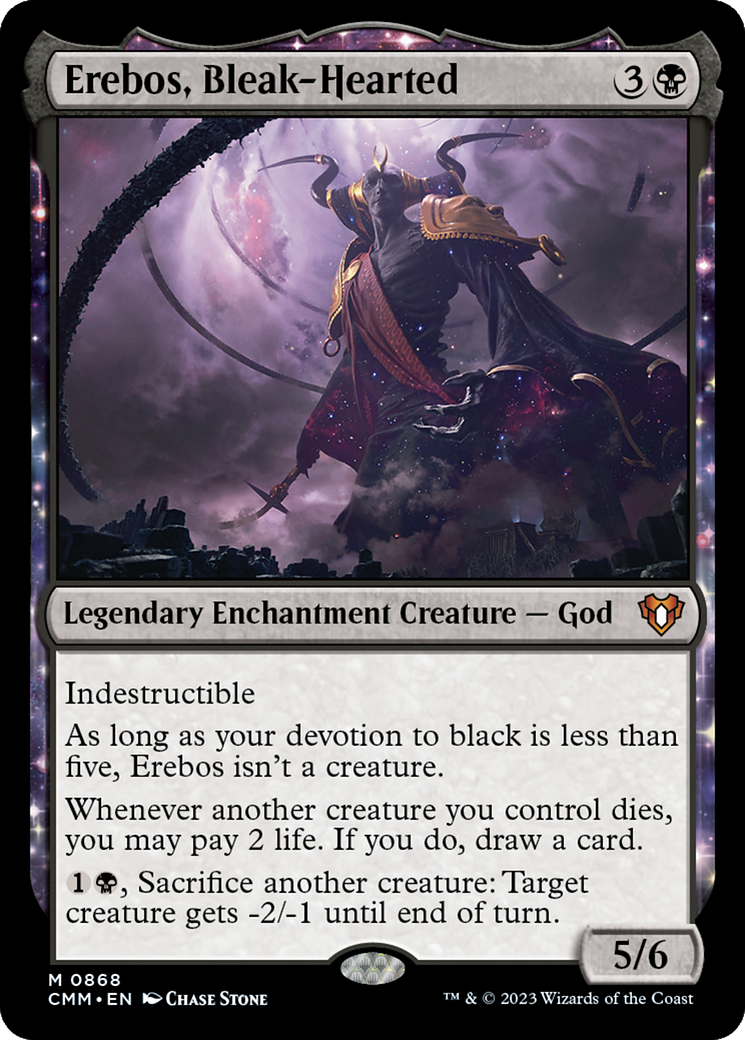 Erebos, Bleak-Hearted [Commander Masters] | Card Merchant Takapuna