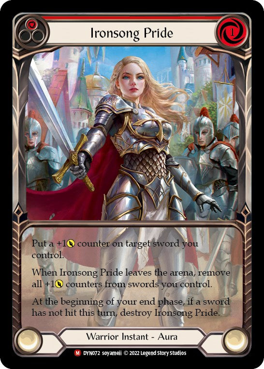 Ironsong Pride (Extended Art) [DYN072] (Dynasty)  Rainbow Foil | Card Merchant Takapuna