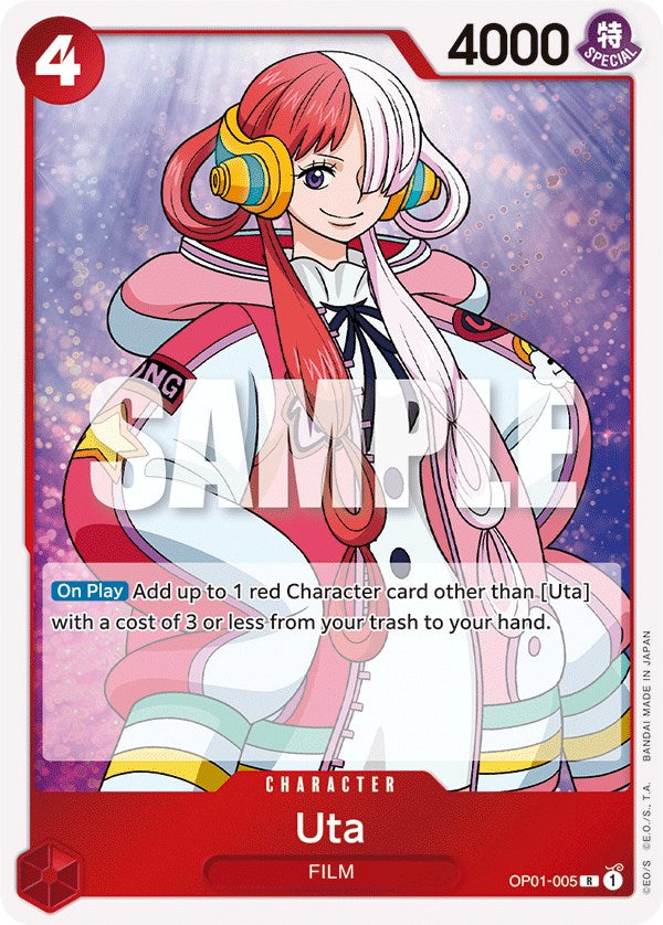 Uta (Demo Deck 2023) [One Piece Promotion Cards] | Card Merchant Takapuna