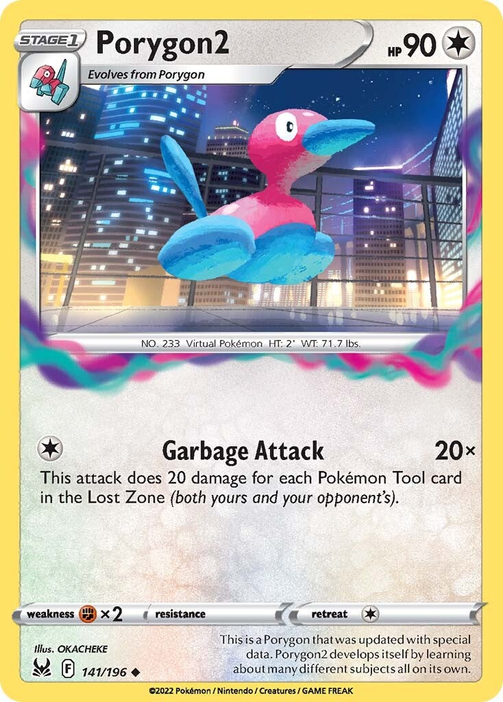 Porygon2 (141/196) [Sword & Shield: Lost Origin] | Card Merchant Takapuna