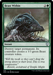 Beast Within [Phyrexia: All Will Be One Commander] | Card Merchant Takapuna