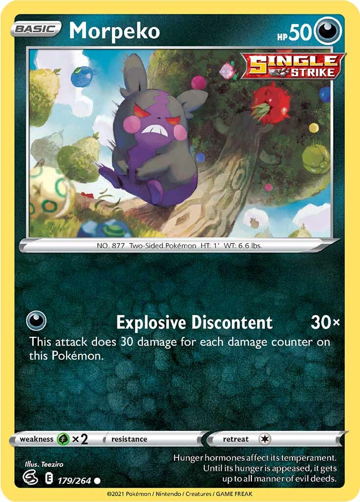 Morpeko (179/264) [Sword & Shield: Fusion Strike] | Card Merchant Takapuna