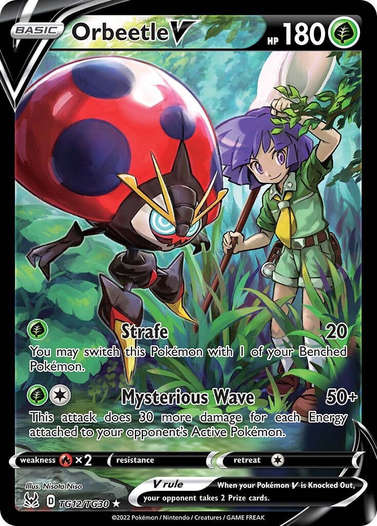 Orbeetle V (TG12/TG30) [Sword & Shield: Lost Origin] | Card Merchant Takapuna