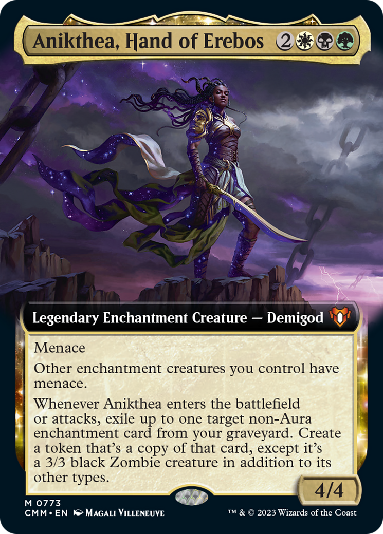 Anikthea, Hand of Erebos (Extended Art) [Commander Masters] | Card Merchant Takapuna