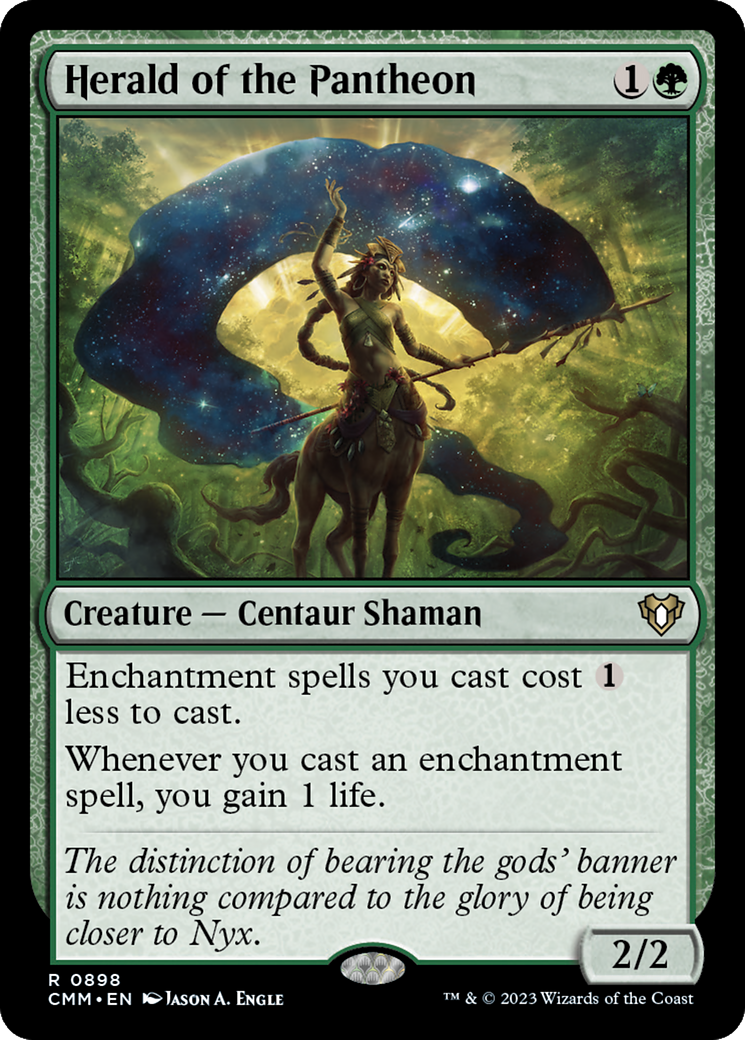 Herald of the Pantheon [Commander Masters] | Card Merchant Takapuna