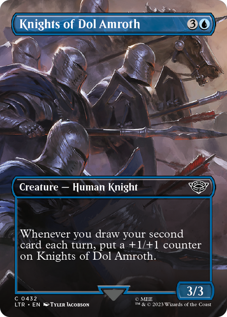 Knights of Dol Amroth (Borderless Alternate Art) [The Lord of the Rings: Tales of Middle-Earth] | Card Merchant Takapuna