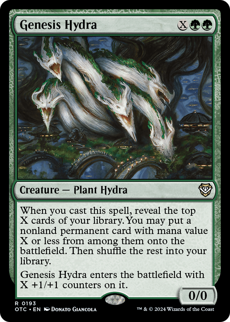 Genesis Hydra [Outlaws of Thunder Junction Commander] | Card Merchant Takapuna