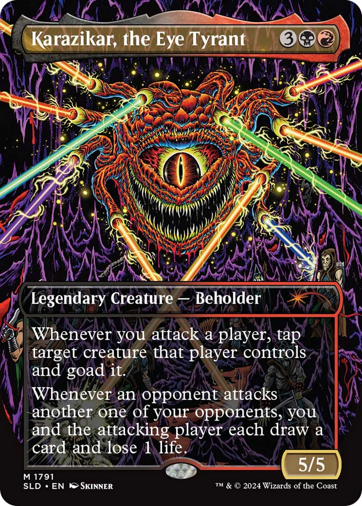 Karazikar, the Eye Tyrant (Rainbow Foil) [Secret Lair Drop Series] | Card Merchant Takapuna