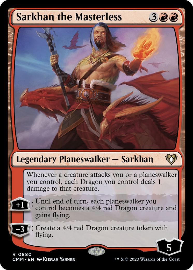 Sarkhan the Masterless [Commander Masters] | Card Merchant Takapuna