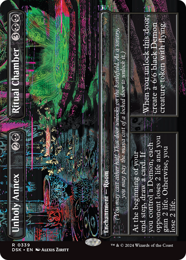 Unholy Annex // Ritual Chamber (Borderless) [Duskmourn: House of Horror] | Card Merchant Takapuna