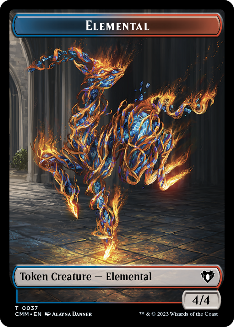 Elemental Token (37) [Commander Masters Tokens] | Card Merchant Takapuna