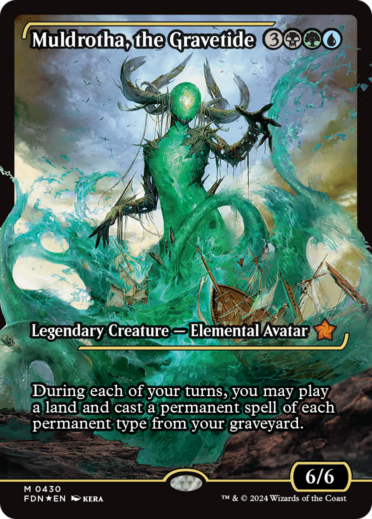 Muldrotha, the Gravetide (Showcase) [Foundations] | Card Merchant Takapuna