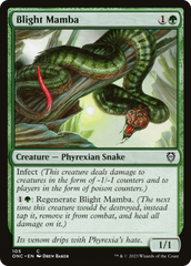 Blight Mamba [Phyrexia: All Will Be One Commander] | Card Merchant Takapuna