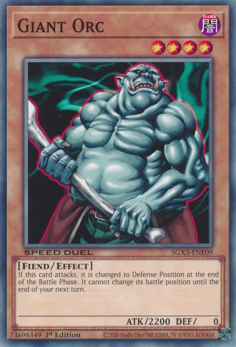 Giant Orc [SGX3-ENE09] Common | Card Merchant Takapuna