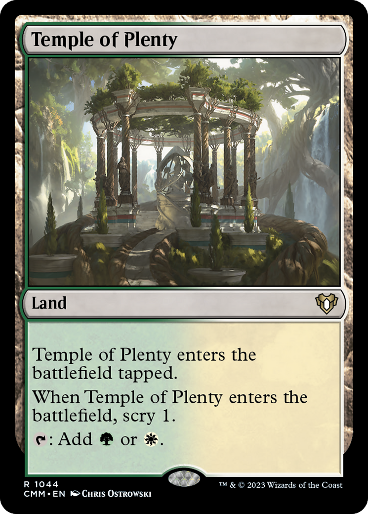 Temple of Plenty [Commander Masters] | Card Merchant Takapuna