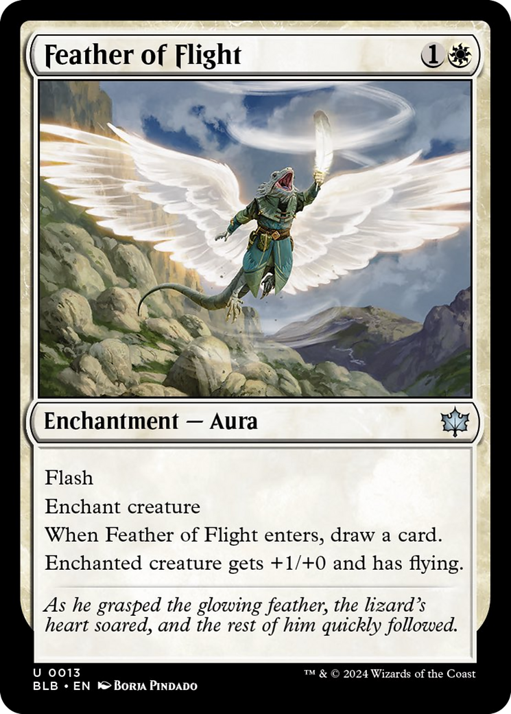 Feather of Flight [Bloomburrow] | Card Merchant Takapuna