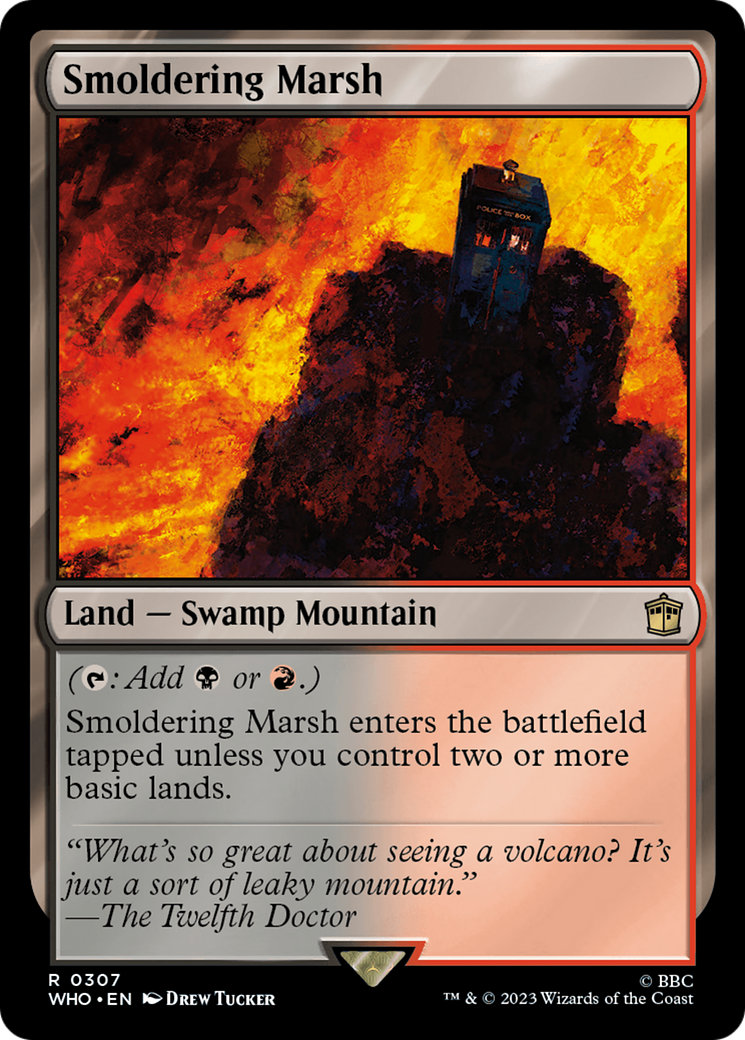 Smoldering Marsh [Doctor Who] | Card Merchant Takapuna