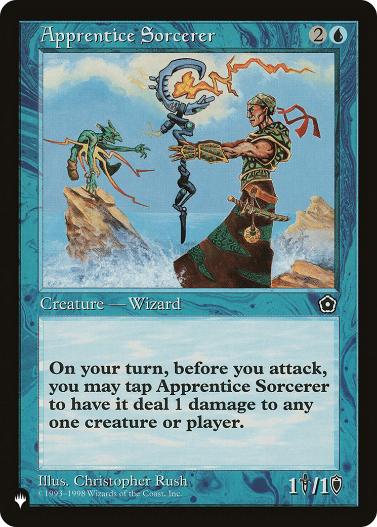 Apprentice Sorcerer [The List Reprints] | Card Merchant Takapuna